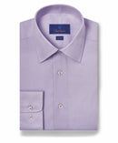 Lilac Geometric Dot Print Dress Shirt