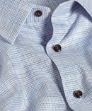 Blue & Chocolate Multi Check Dress Shirt