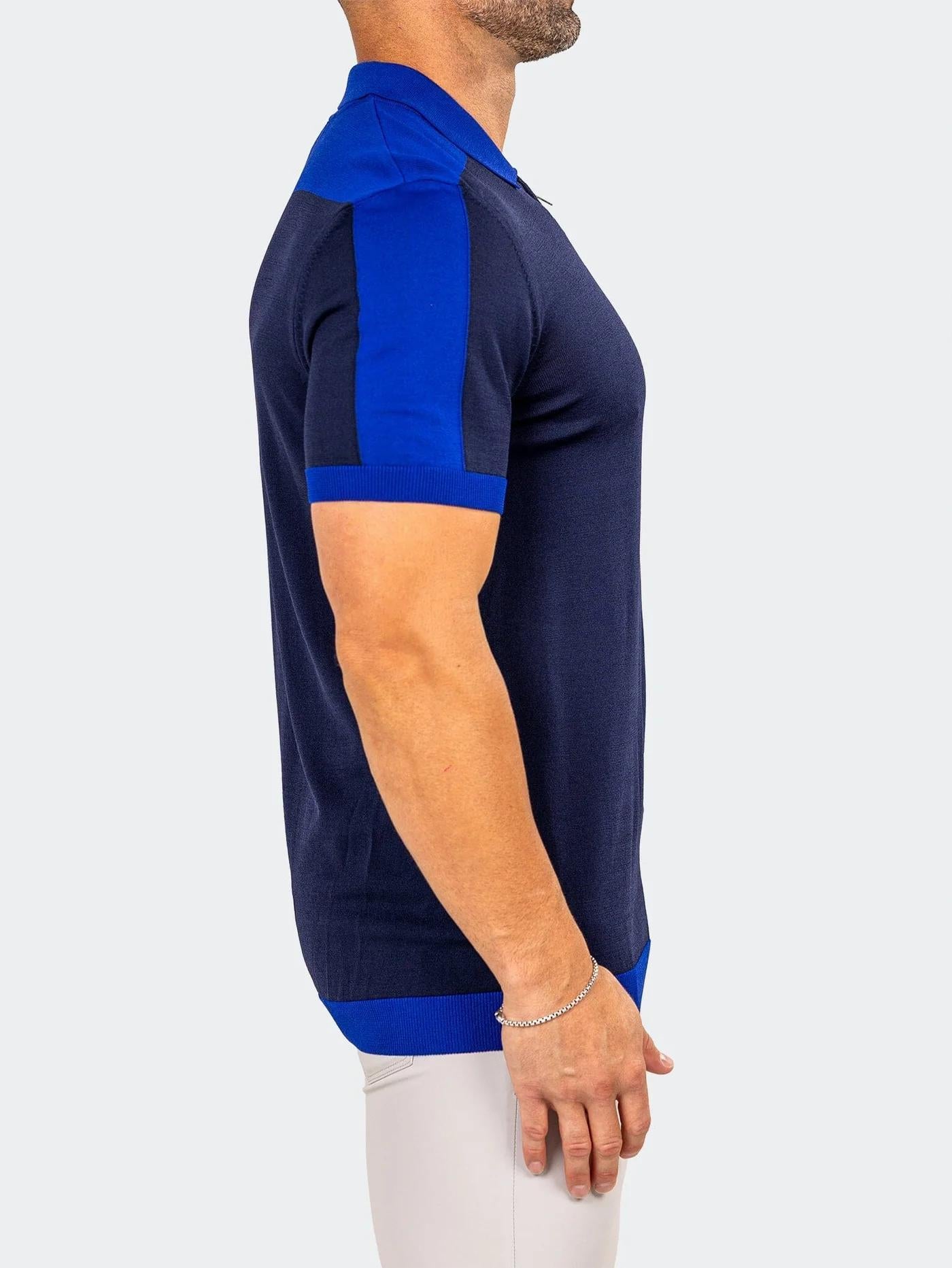 Polo Knitted Marthyr Blue 034