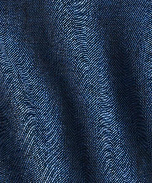 Navy Linen Dress Shirt