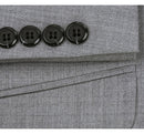 JL Suit Light Grey Notch Classic Fit Super 140's