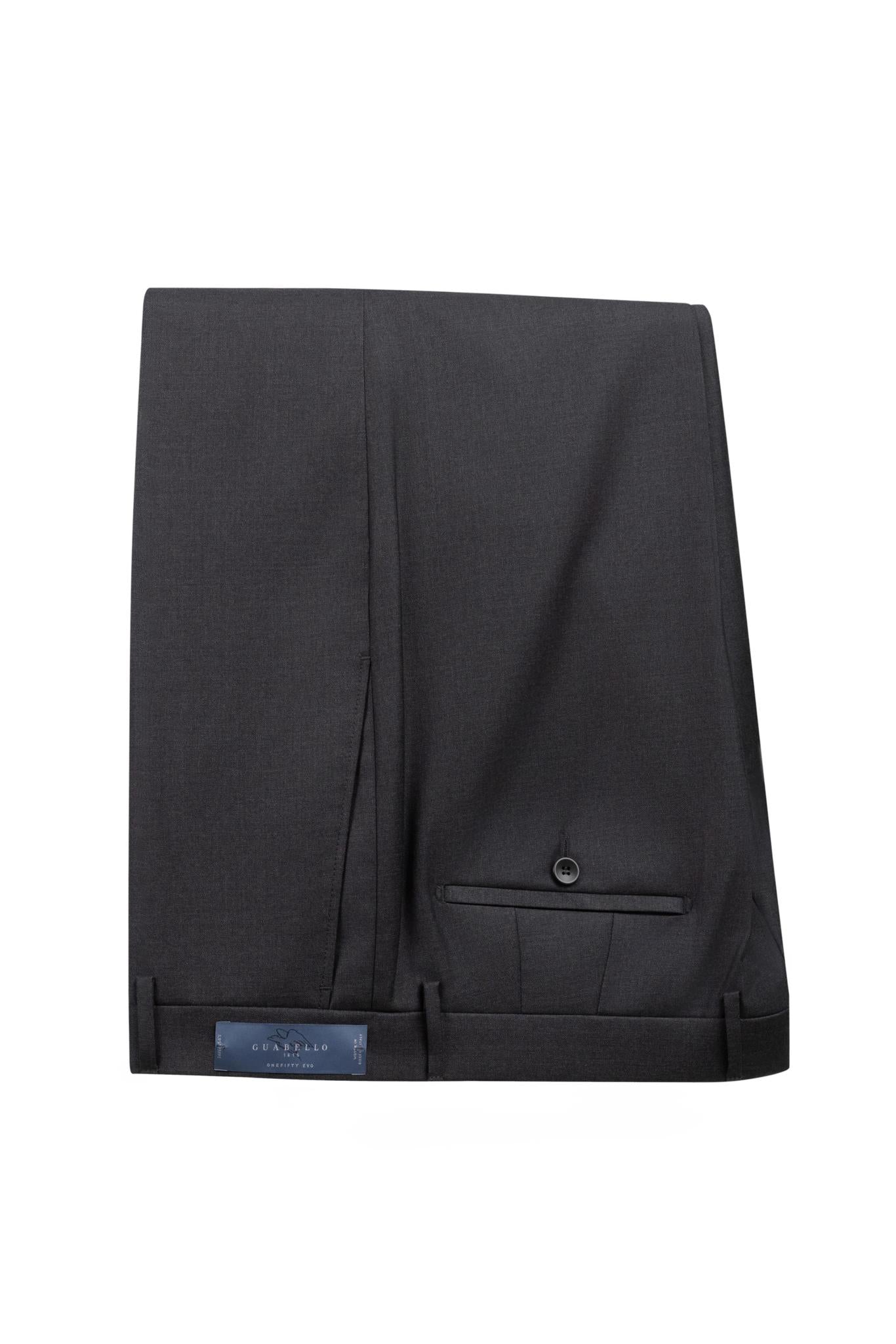 Charcoal Italian Dress Pant Trimmer Fit Super 150's