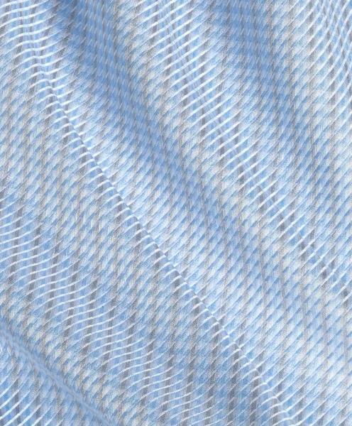 Sky & Pearl Dobby Stripe Dress Shirt