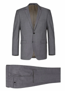 JL Grey Suit Notch Slim Super 140's