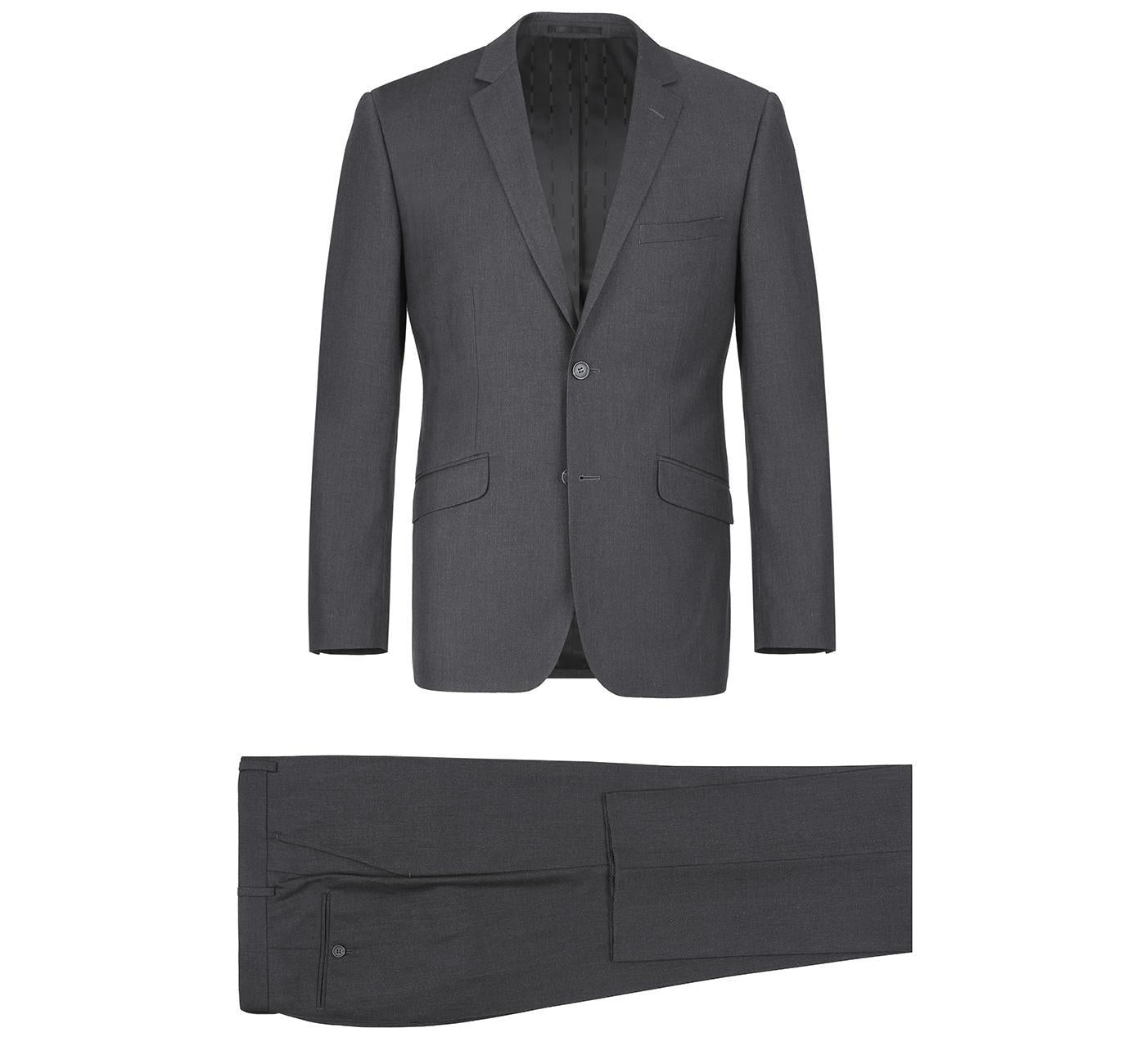 JL Charcoal Suit Slim Fit