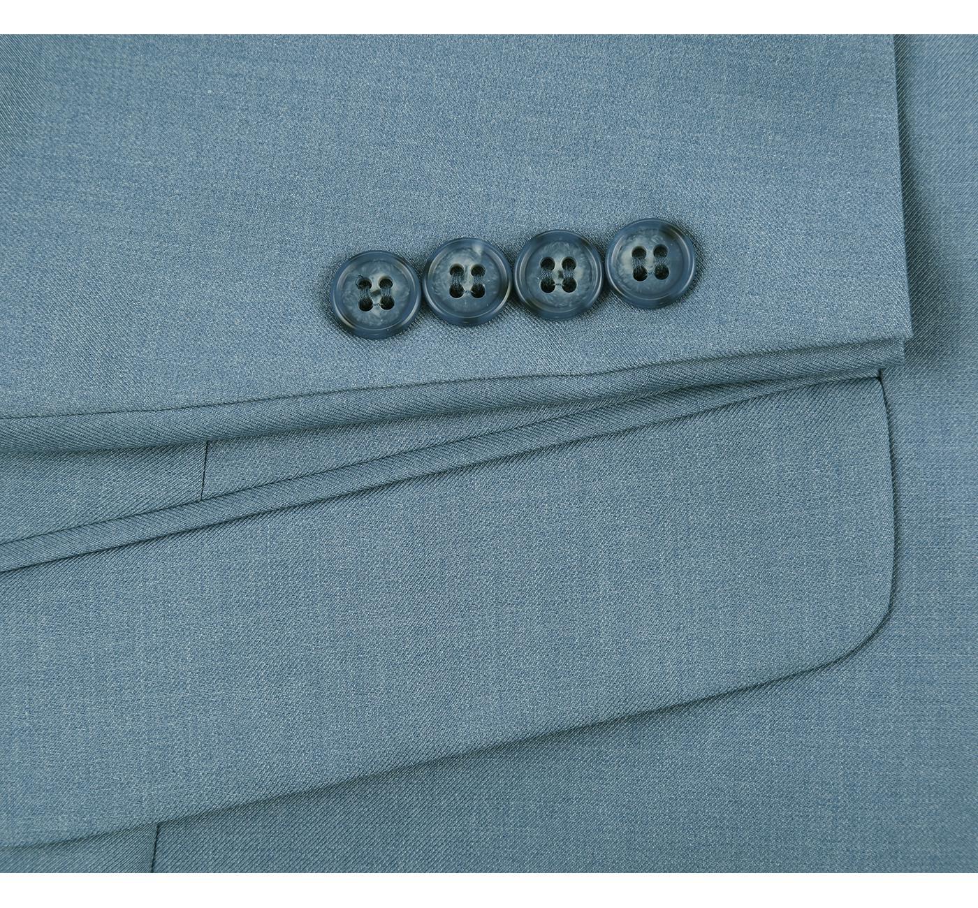 JL Suit Sky Blue Slim Fit