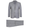 JL Light Grey Suit Notch Classic Fit Super 140's