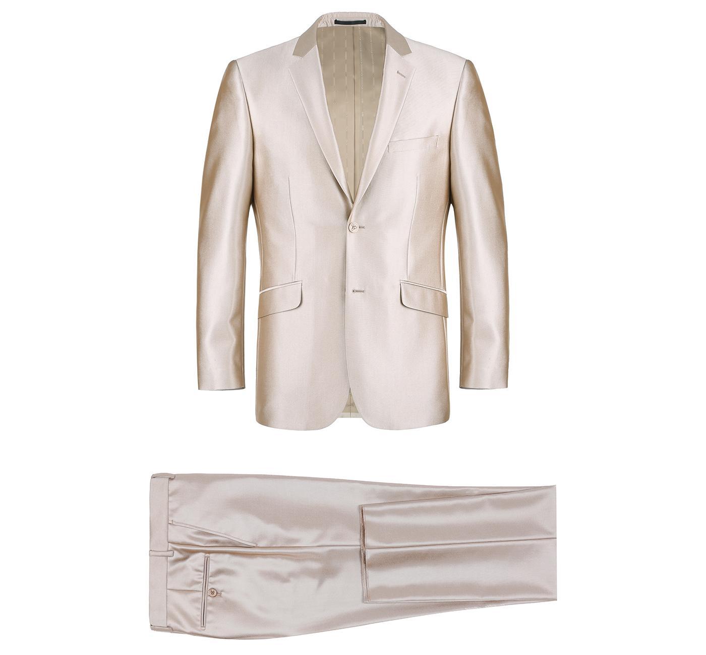JL Golden Sharkskin Classic Suit