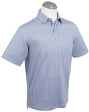 Performance Aztec Print Polo Summer Navy