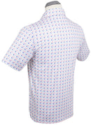 Performance 19th Hole Print Polo Carnation