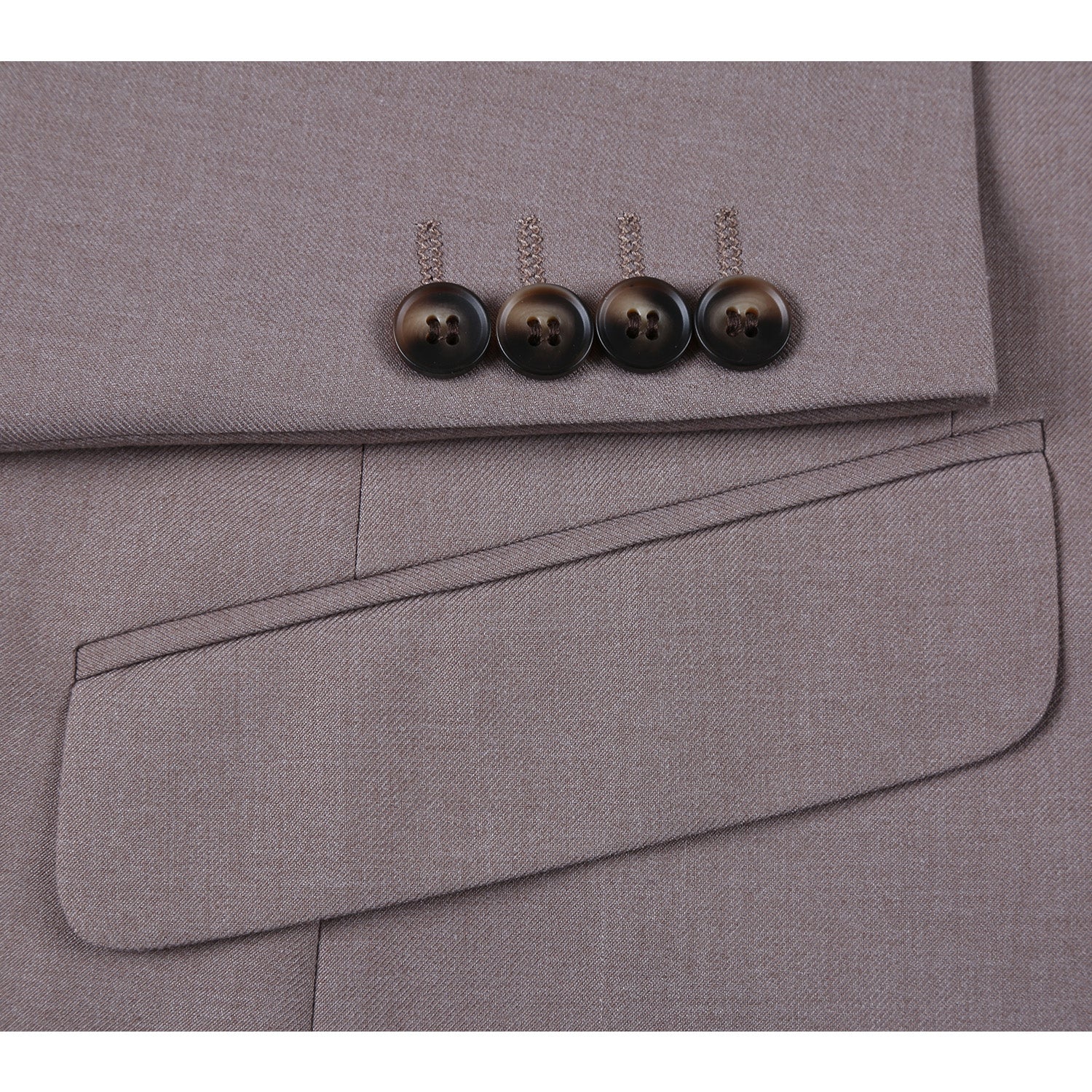 JL Suit Warm Taupe Classic Fit