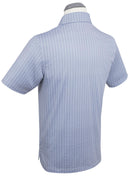 Performance Aztec Print Polo Summer Navy
