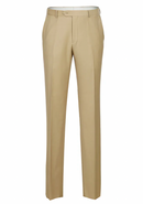 JL Tan Suit Notch Slim Fit Super 140's