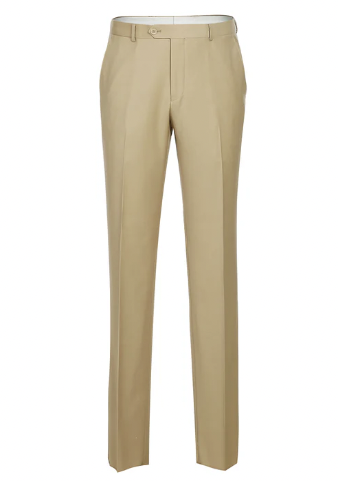 JL Tan Suit Notch Slim Fit Super 140's