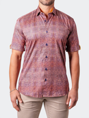 Sport Shirt S/L Galileo Resistance Brown