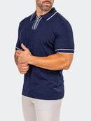 Polo Knitted Marthyr Blue 010
