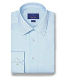 Sky Geometric Print Dress Shirt