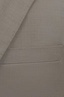 Tan Modern Fit Suit Wool & Cashmere