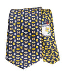 Ties Geoff Expressions Navy Yellow
