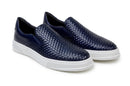Leather Slip on Sneaker Fernando Navy