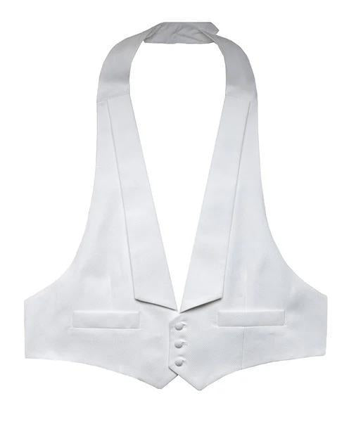 White Pique Formal Vest
