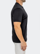 Polo Knitted Marthyr Black 026