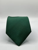 Green Silk Satin NeckTie Geoff