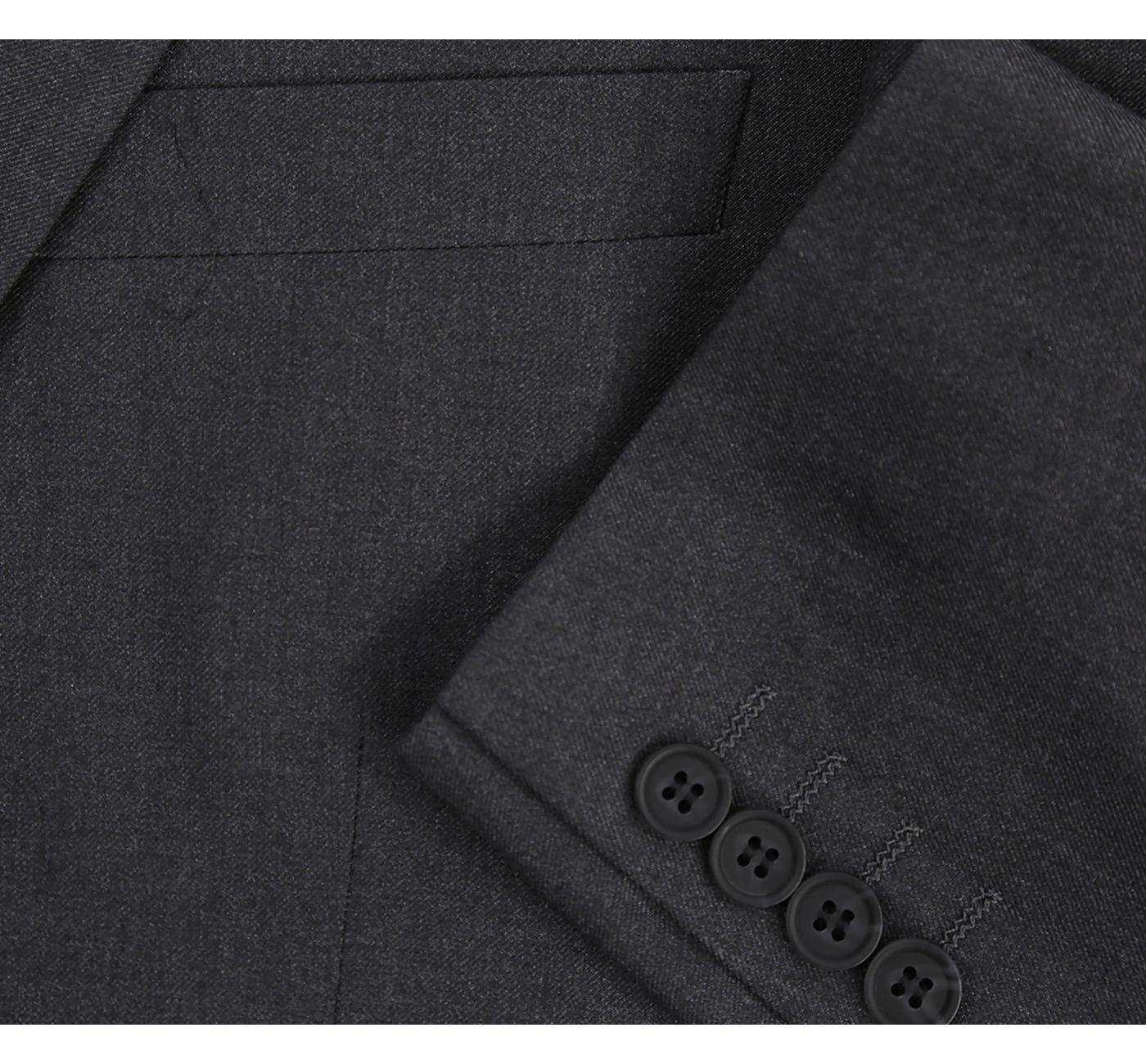 JL Charcoal Suit Classic Fit