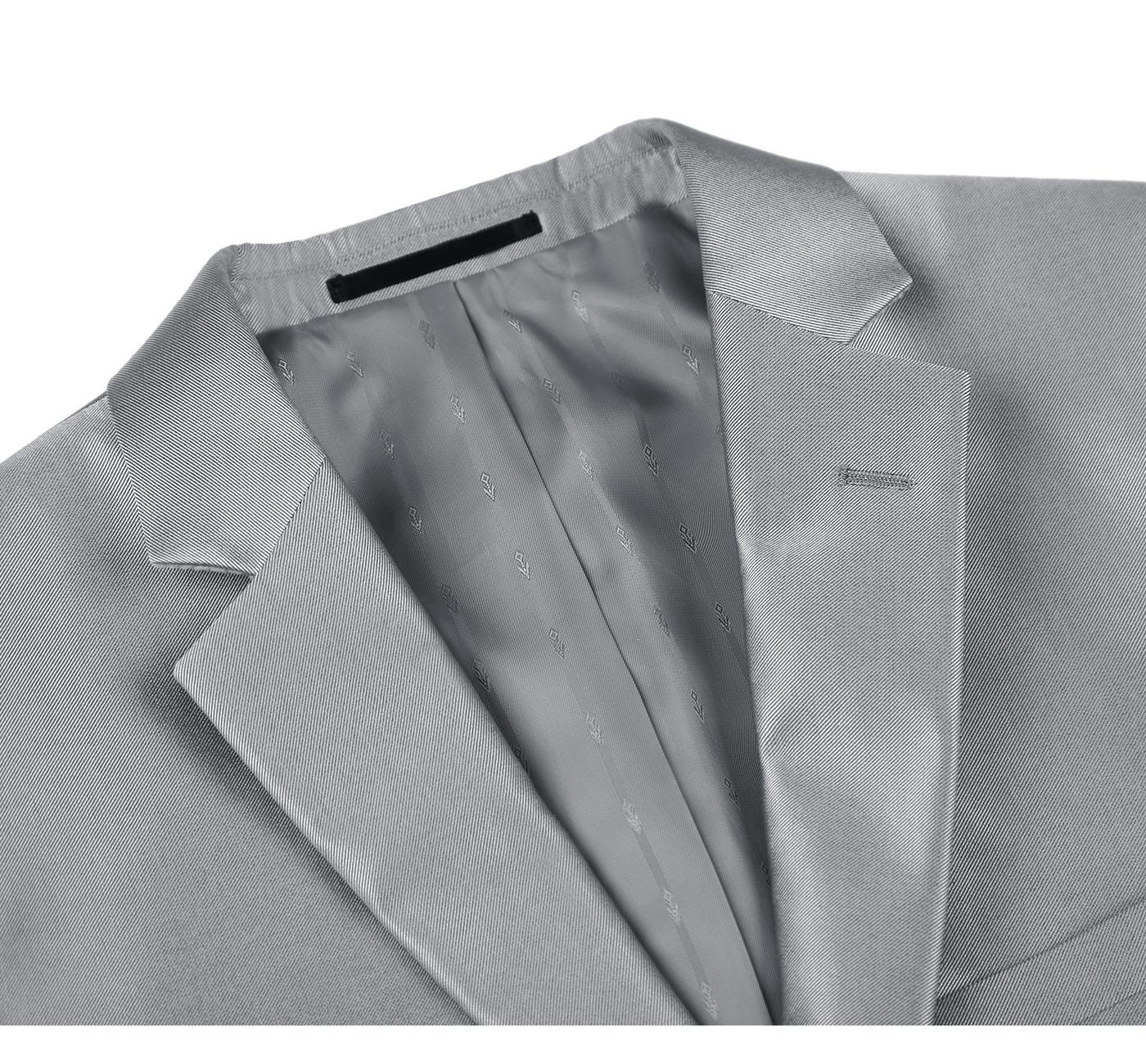 JL Silver Sharkskin Classic Suit
