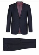 JL Navy Suit Notch Classic Fit Super 140's