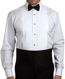Black Faille Pre-tied Bow Tie & Cummerbund Set