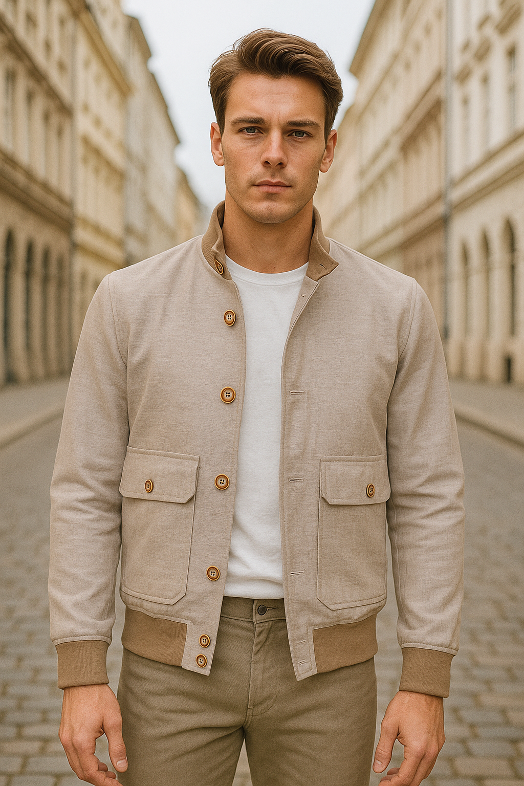 Casual Jacket Corneli Taupe
