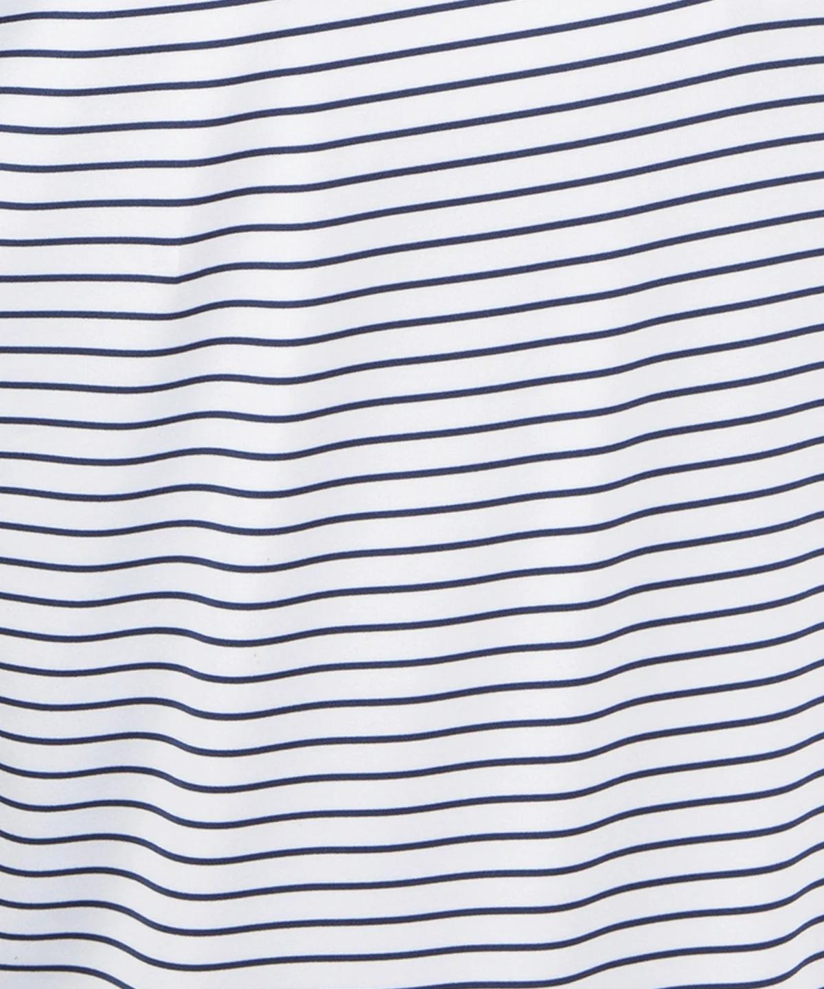 Perform Yarn Dye Laser Stripe Polo Navy