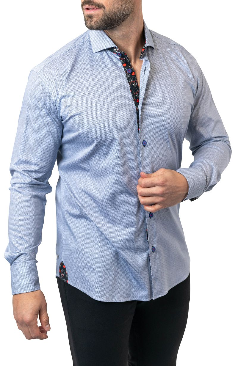Sport Shirt Einstein Parallel Blue