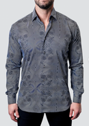 Shirt Fibonacci Fission Skull Blk L