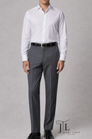 Medium Gray Italian Dress Pant Modern Fit Super 150's