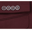 JL Burgundy Suit Slim Fit