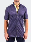 Sport Shirt S/L Galileo Resistance3204 Blue