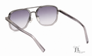 Metal Sunglasses ZEGNA Shiny Grey
