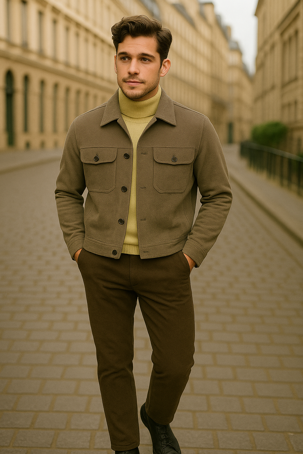 Casual Jacket Giorgio Taupe