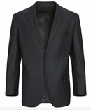 JL Charcoal Suit Notch Classic Fit Super 140's
