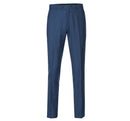 JL Suit Blue Sharkskin Slim Fit Super 140's