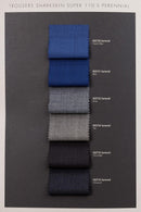 Italian Trousers Sharkskin Modern Fit Super 110's Perennial