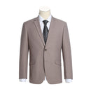 JL Suit Warm Taupe Slim Fit
