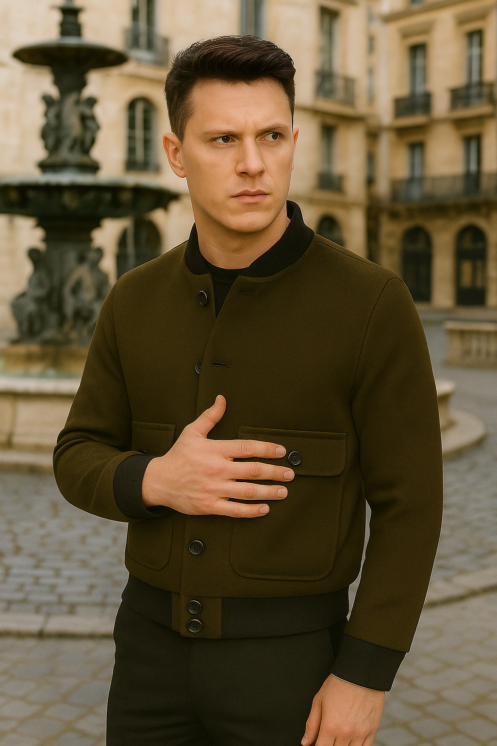 Casual Jacket Corneli Olive