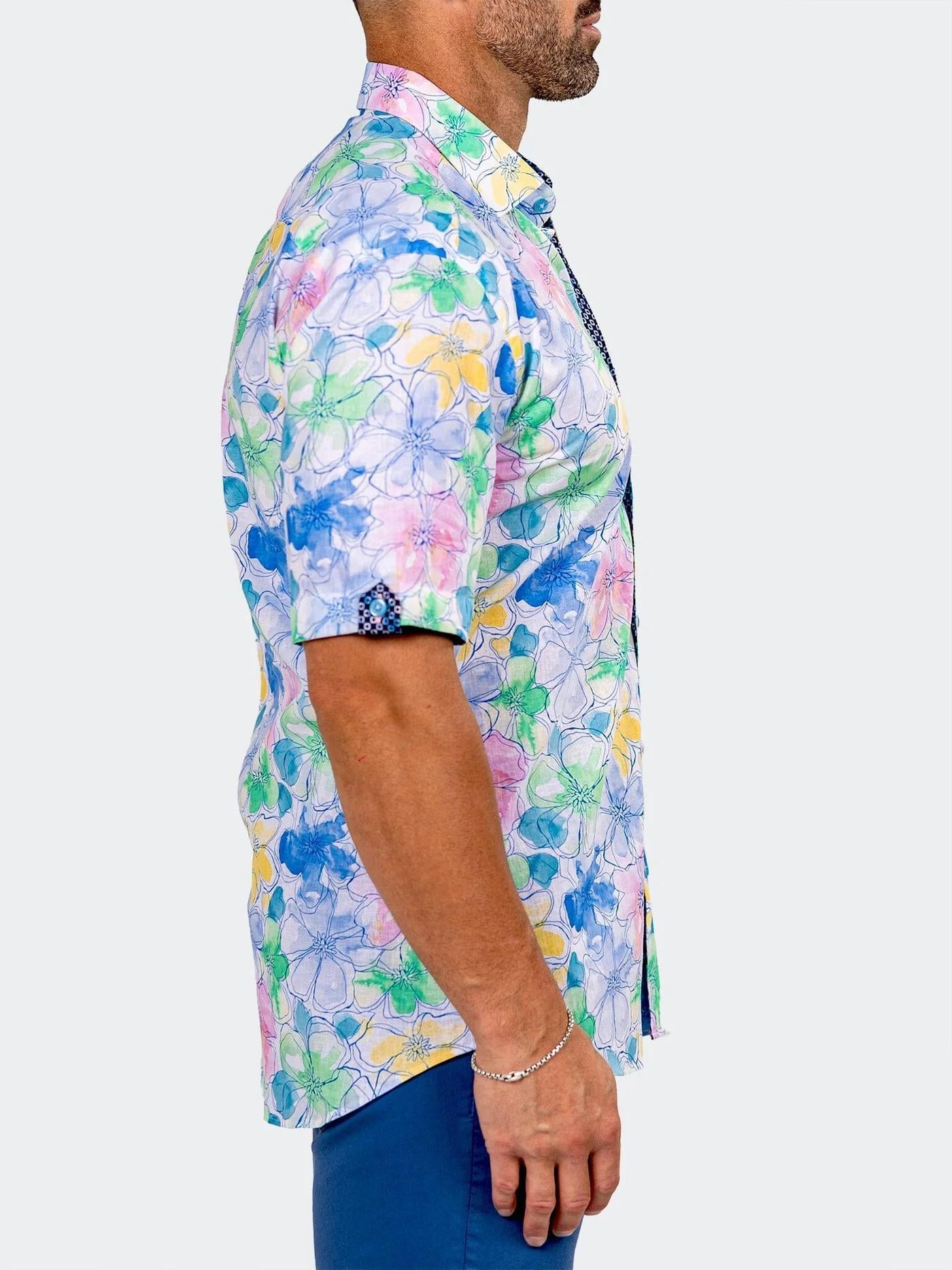 Galileo Marthyr Bloom White Shirt