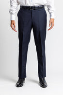Navy Dress Pants Flat Front Super 150's