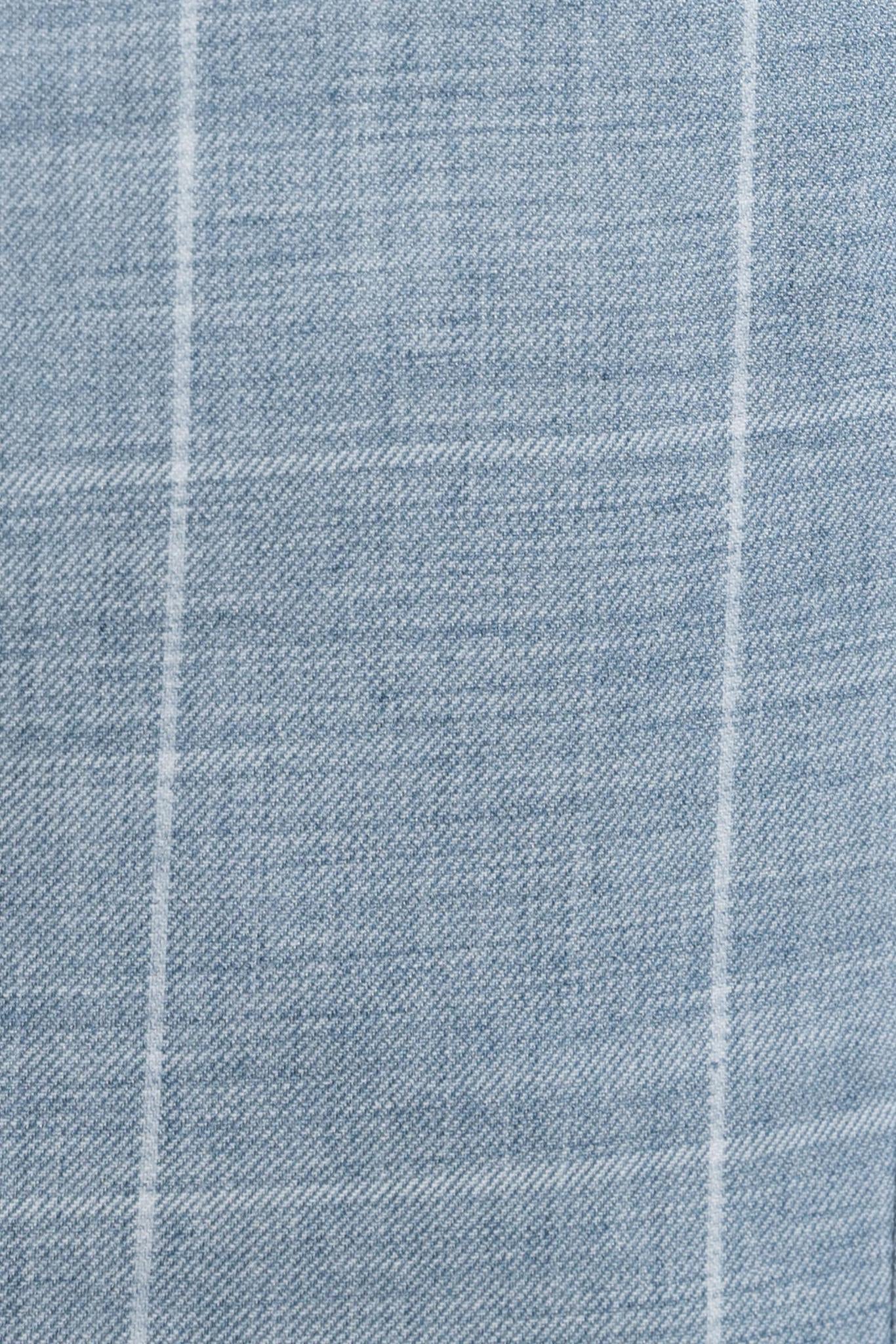 Light Blue Windowpane Casual Jacket