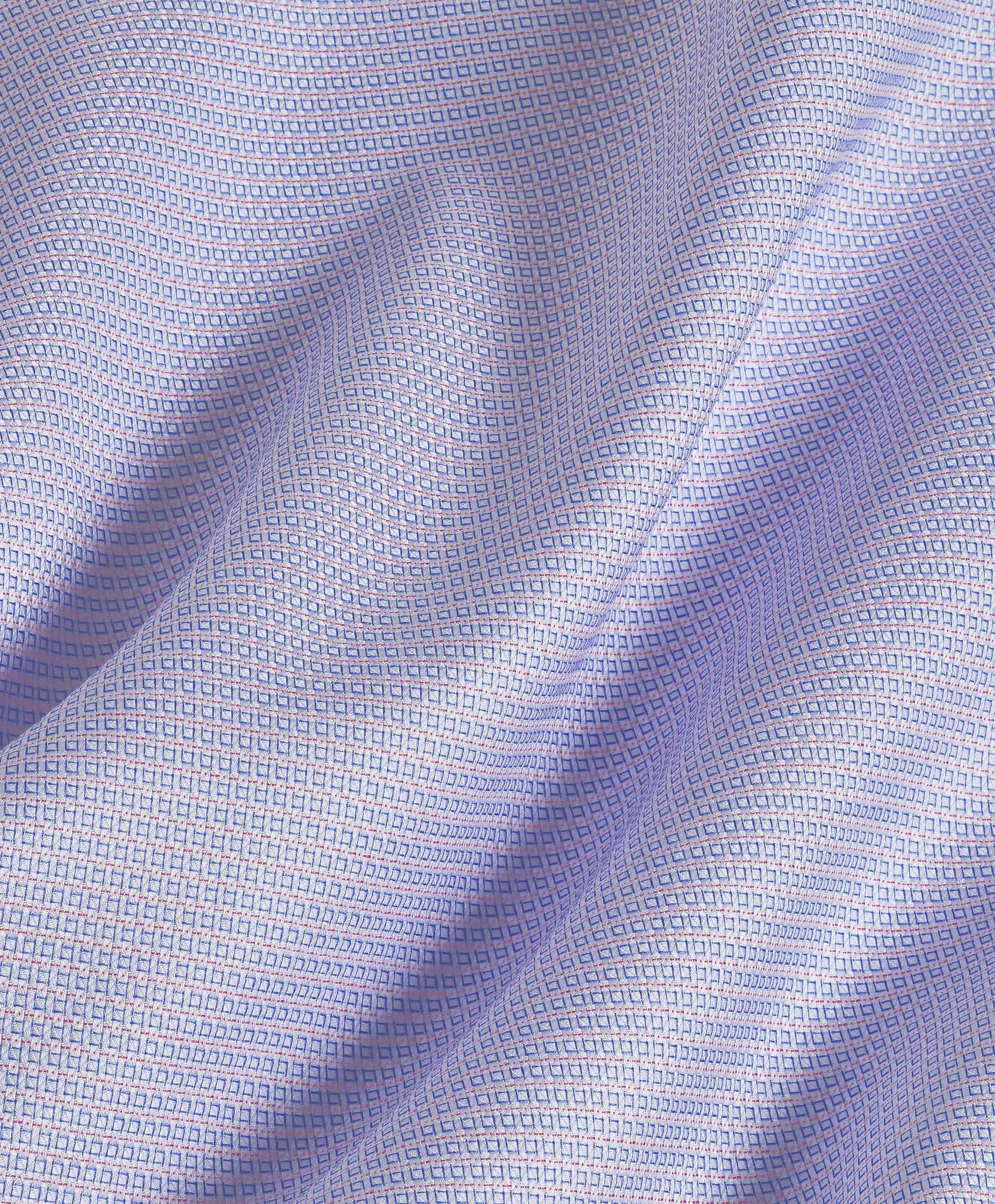 Blue & Berry Geometric Dobby Dress Shirt