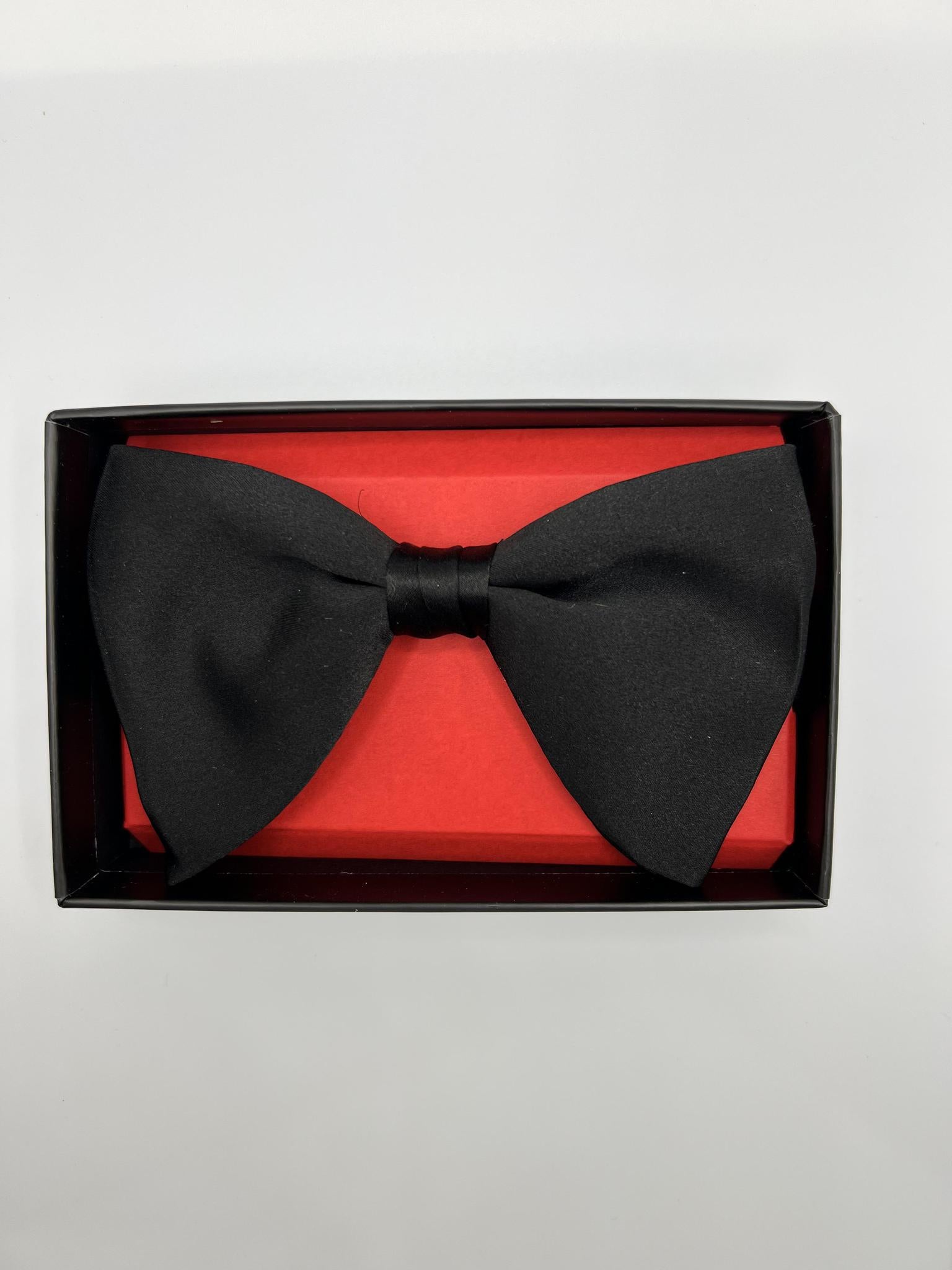 Satin Black Bow "Tom Ford" style